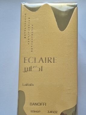 Lattafa Eclaire Banoffi Eau de Parfum Spray 100ml. 3.4 Fl.oz Gold